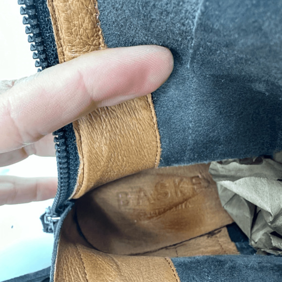 BASKE California Womens 8 Gray Gunner Suede Ankle Boots Boho Western - Picture 15 of 15